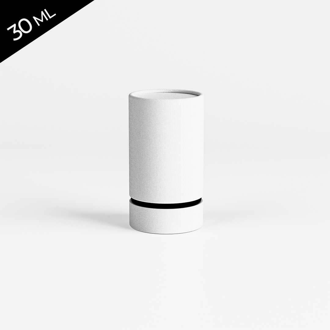 30ml White Cylindrical Box
