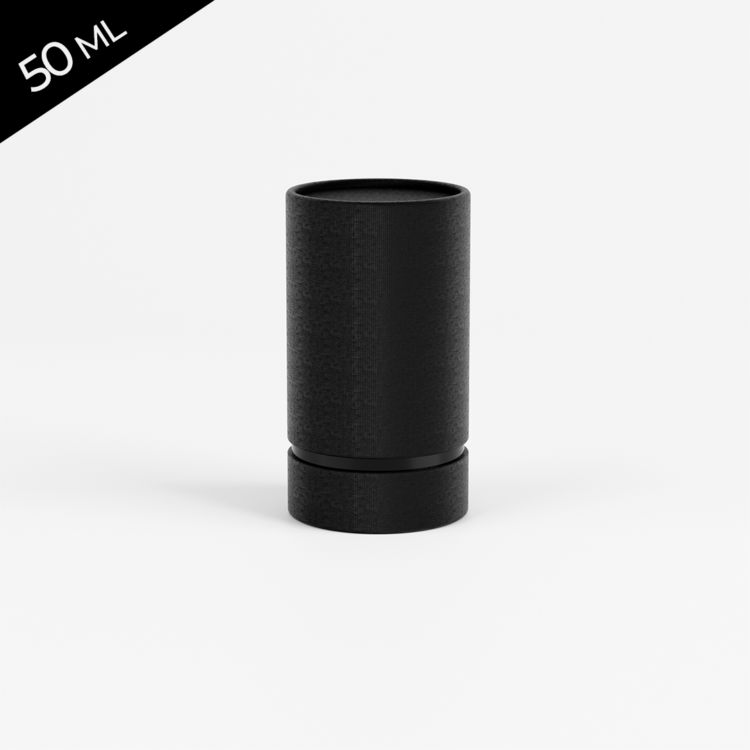 50ml Black Cylindrical Box