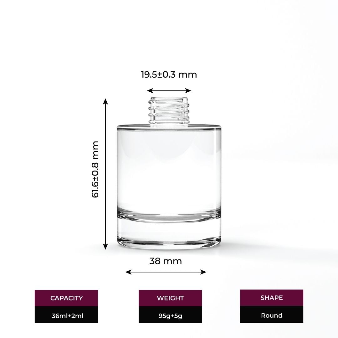 30ML | Button Dropper Bottle Heavy Base