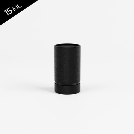 15ml Black Cylindrical Box