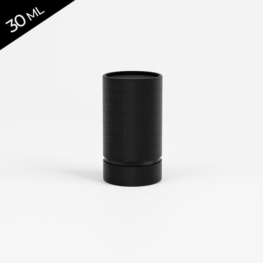 30ml Black Cylindrical Box