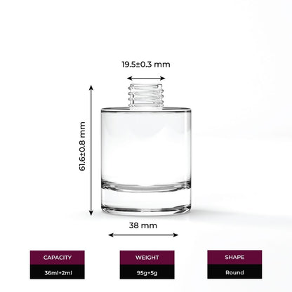 30ML | Button Dropper Bottle Heavy Base